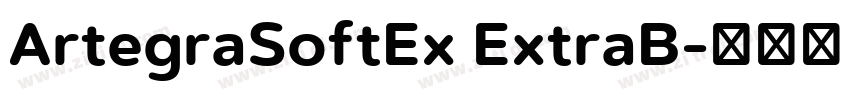 ArtegraSoftEx ExtraB字体转换
